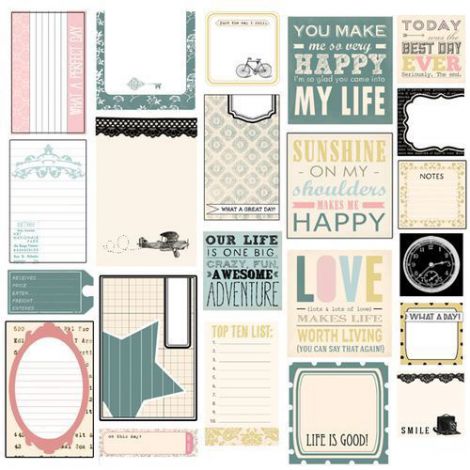 Naklejki Prima Marketing Elegance Die Cut Journaling